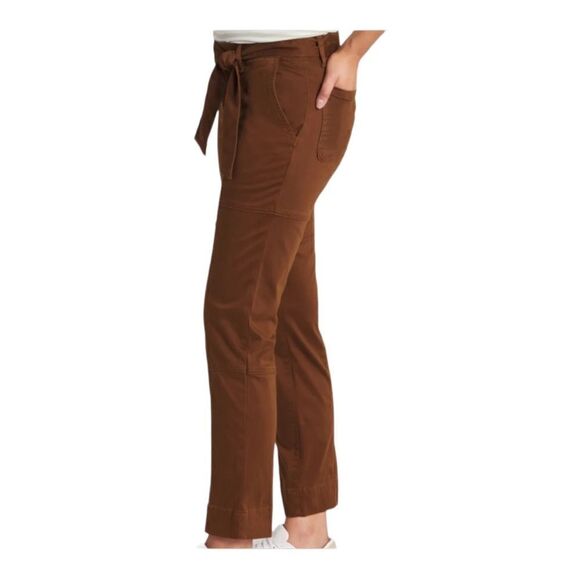 NWT KUT from the Kloth Reese High Rise Tie Waist Utility Straight Pant - Picture 3 of 10